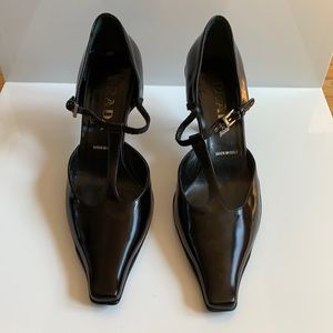 Prada Black Patent Leather Pumps